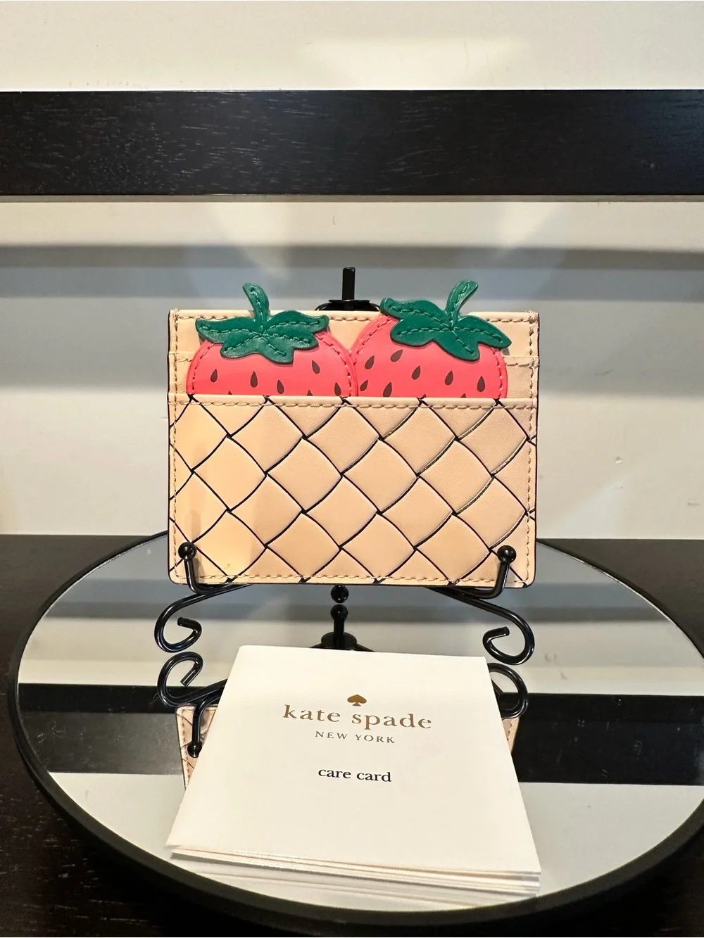 Kate Spade Picnic Perfect Strawberry Card Holder